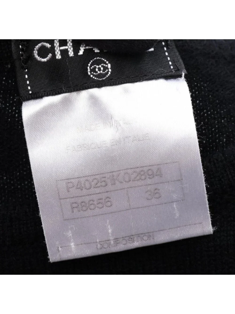 Chanel Dress CC Logo Lace Border Sleeveless